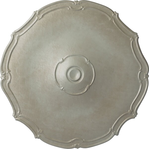 Ekena Millwork Pompeii Ceiling Medallion (Fits Canopies up to 2"), Hand-Painted Flash Gold, 18 7/8"OD x 1 1/2"P CM18POFLS - main